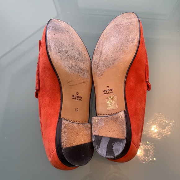 Woman’s Gucci shoes size 10 orange - Picture 6 of 11